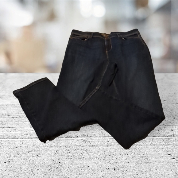 Jjill authentic fit slim demin ankle size 12 - Picture 3 of 12